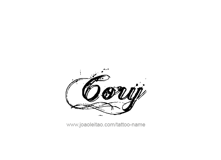 Tattoo Design  Name Cory   