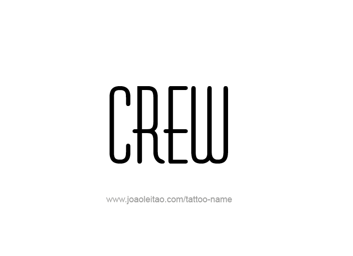 Tattoo Design  Name Crew   