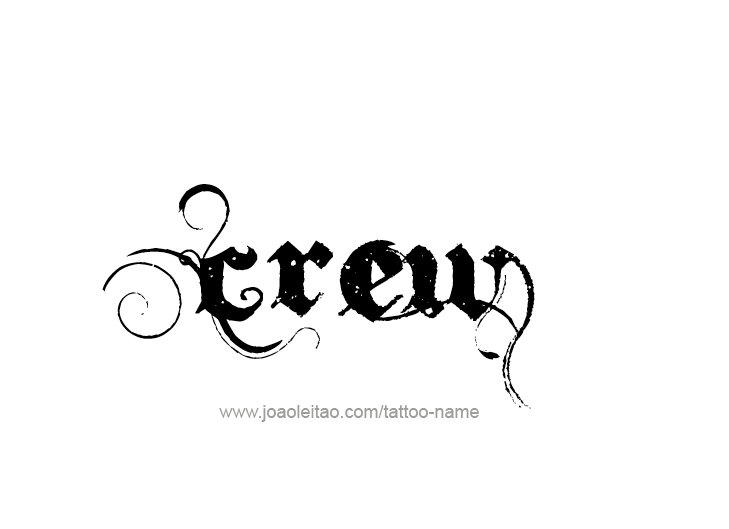 Tattoo Design  Name Crew   