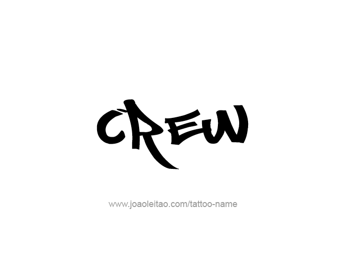 Tattoo Design  Name Crew   