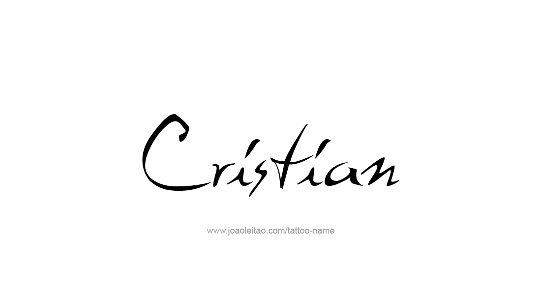 Tattoo Design  Name Cristian   