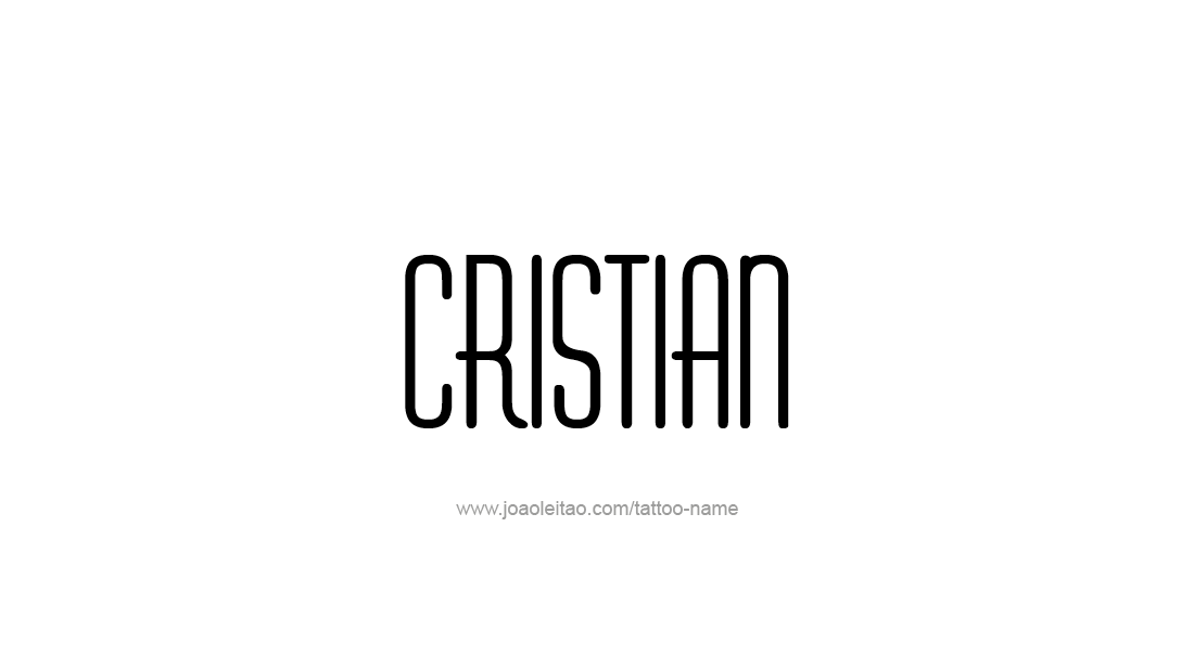 Tattoo Design  Name Cristian   