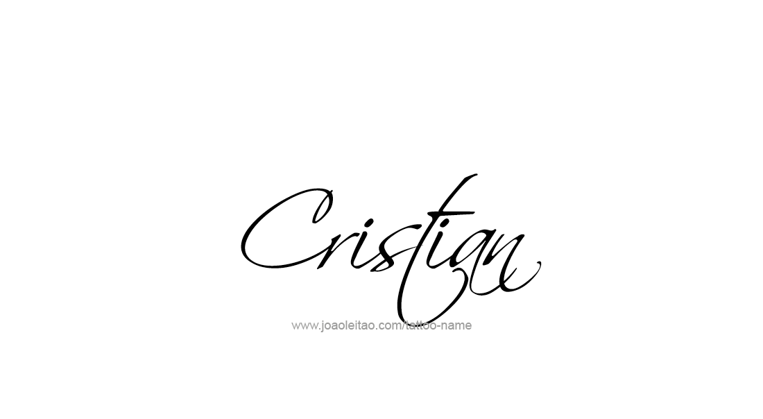 Tattoo Design  Name Cristian   