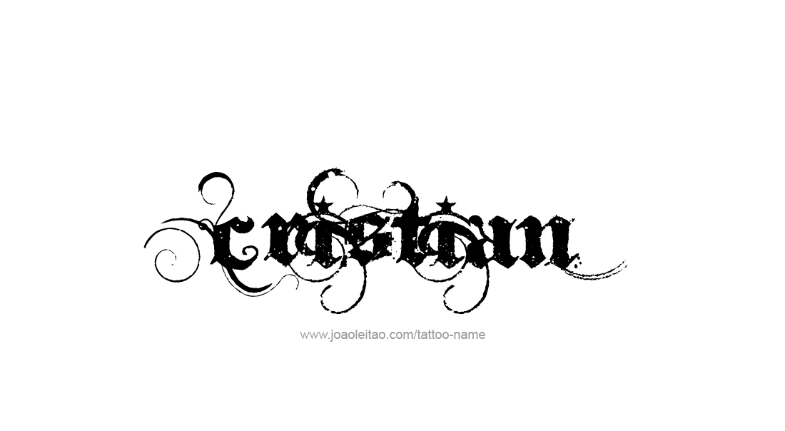 Tattoo Design  Name Cristian   