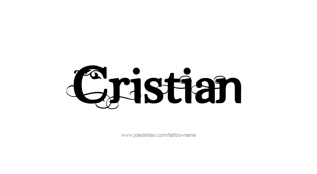 Tattoo Design  Name Cristian   