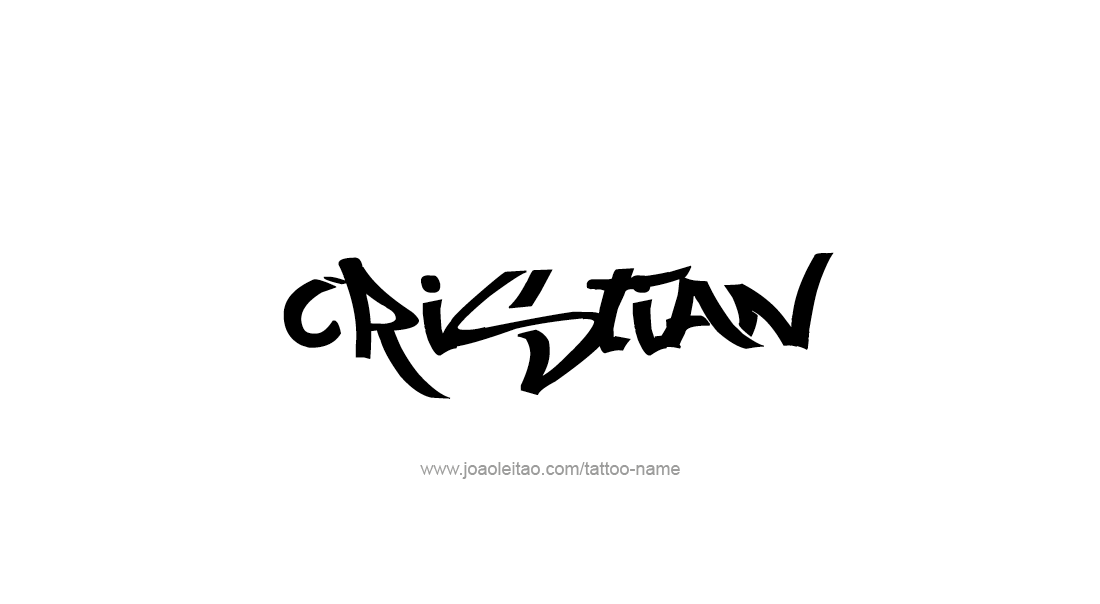 Tattoo Design  Name Cristian   