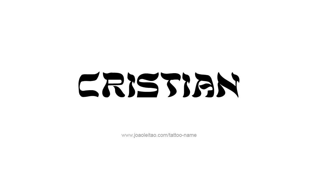 Tattoo Design  Name Cristian   