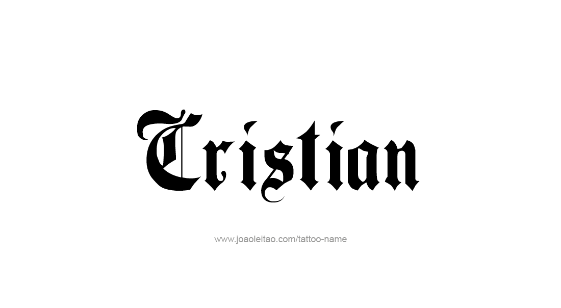 Tattoo Design  Name Cristian   