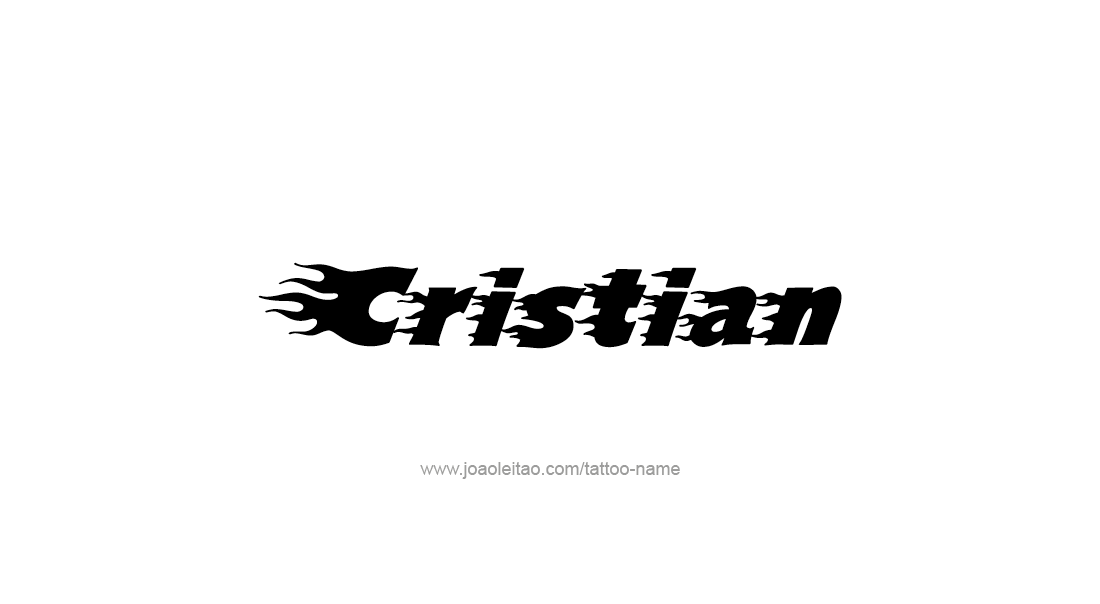 Tattoo Design  Name Cristian   