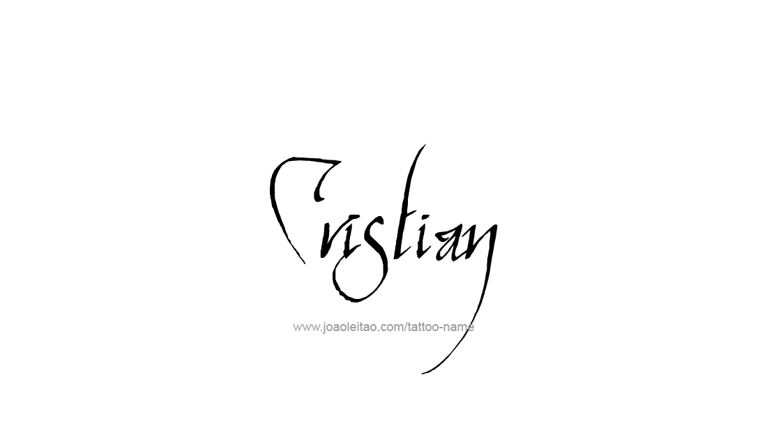 Tattoo Design  Name Cristian   