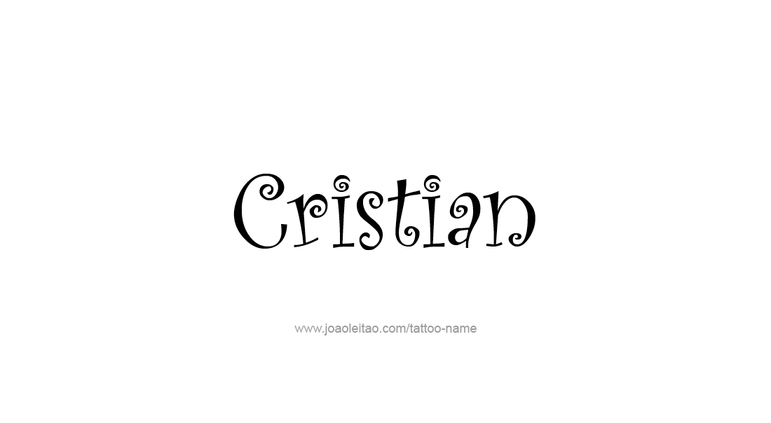 Tattoo Design  Name Cristian   