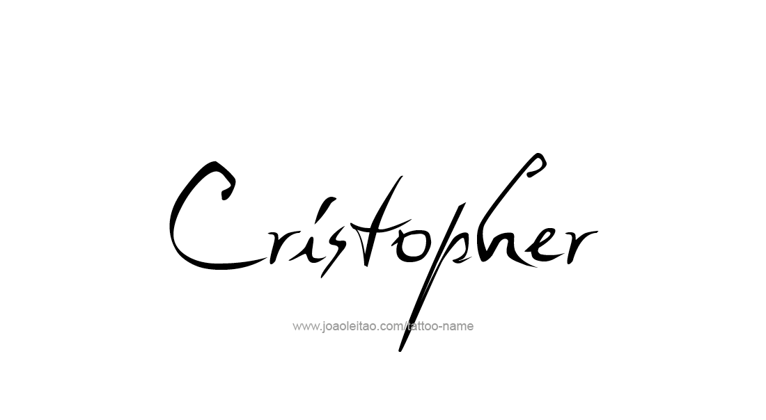 Tattoo Design  Name Cristopher   