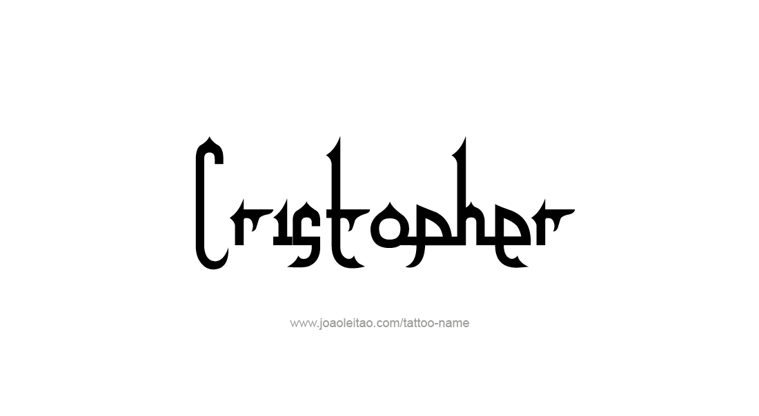 Tattoo Design  Name Cristopher   