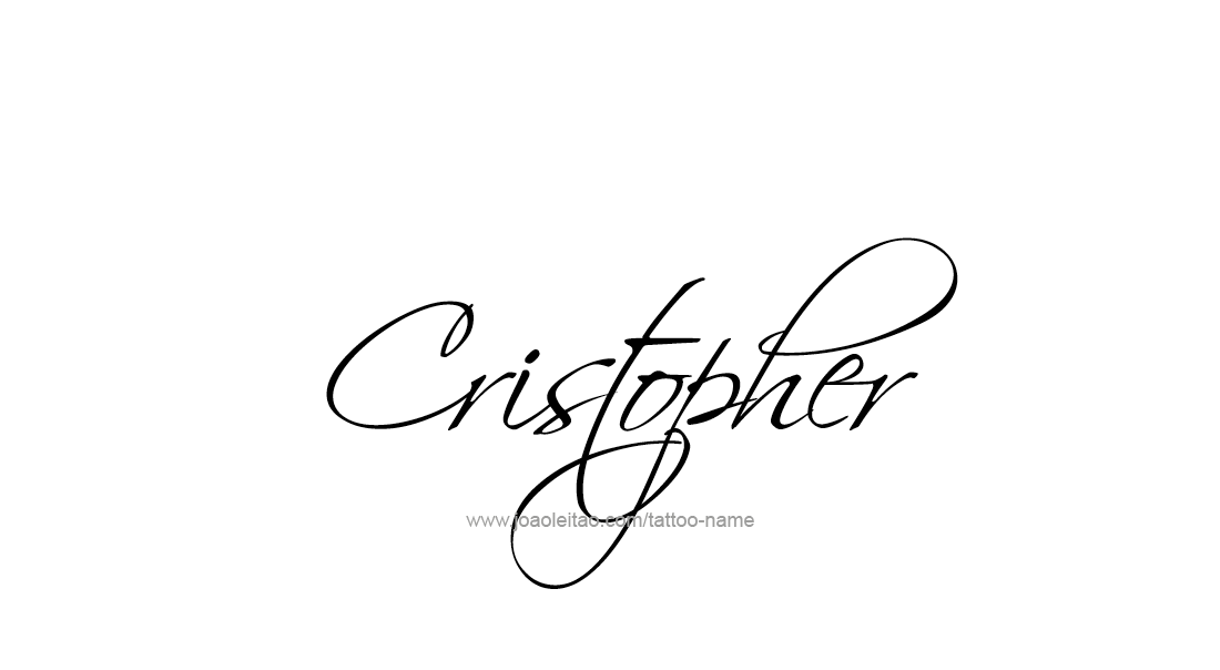 Tattoo Design  Name Cristopher   
