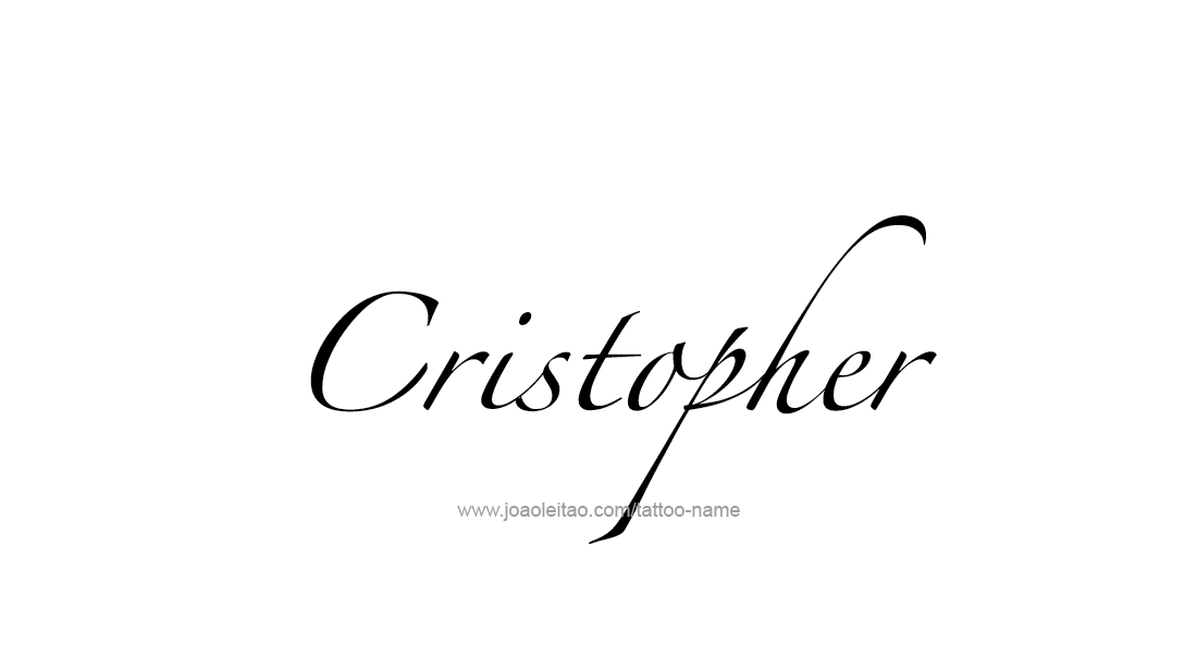 Tattoo Design  Name Cristopher   