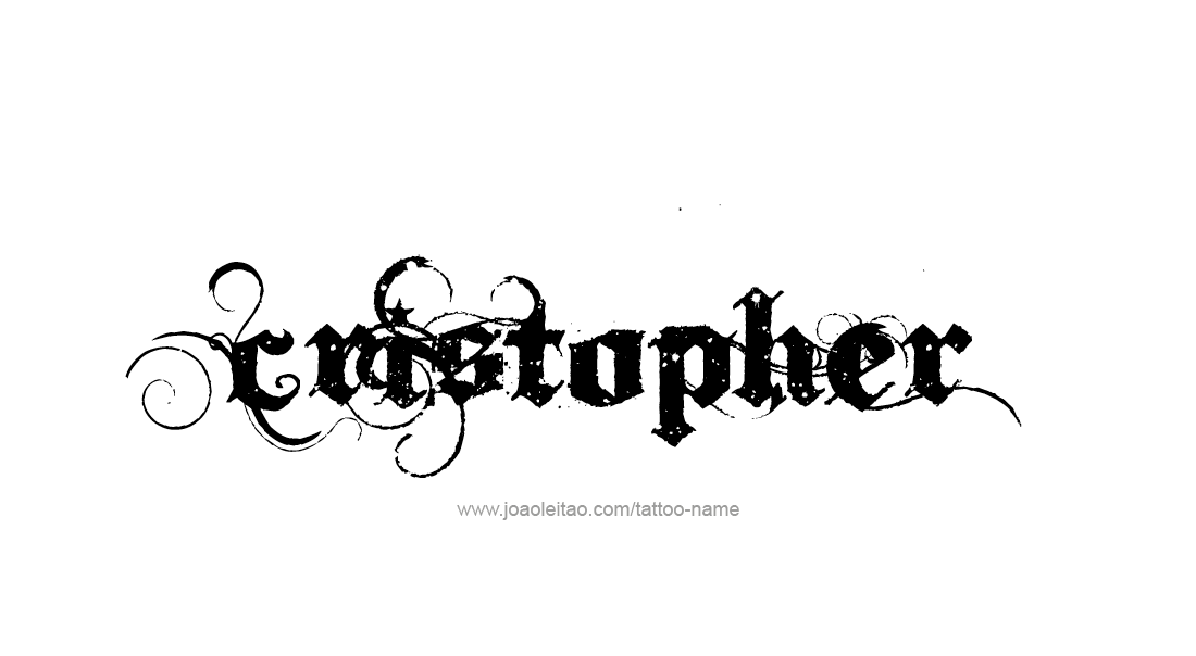 Tattoo Design  Name Cristopher   