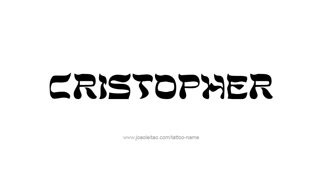 Tattoo Design  Name Cristopher   