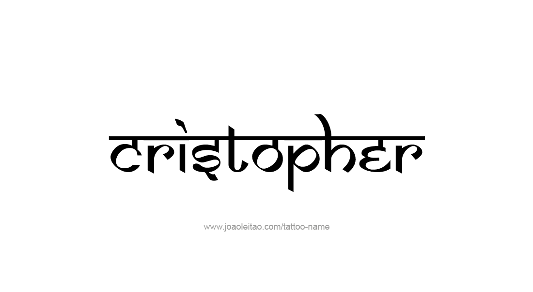 Tattoo Design  Name Cristopher   