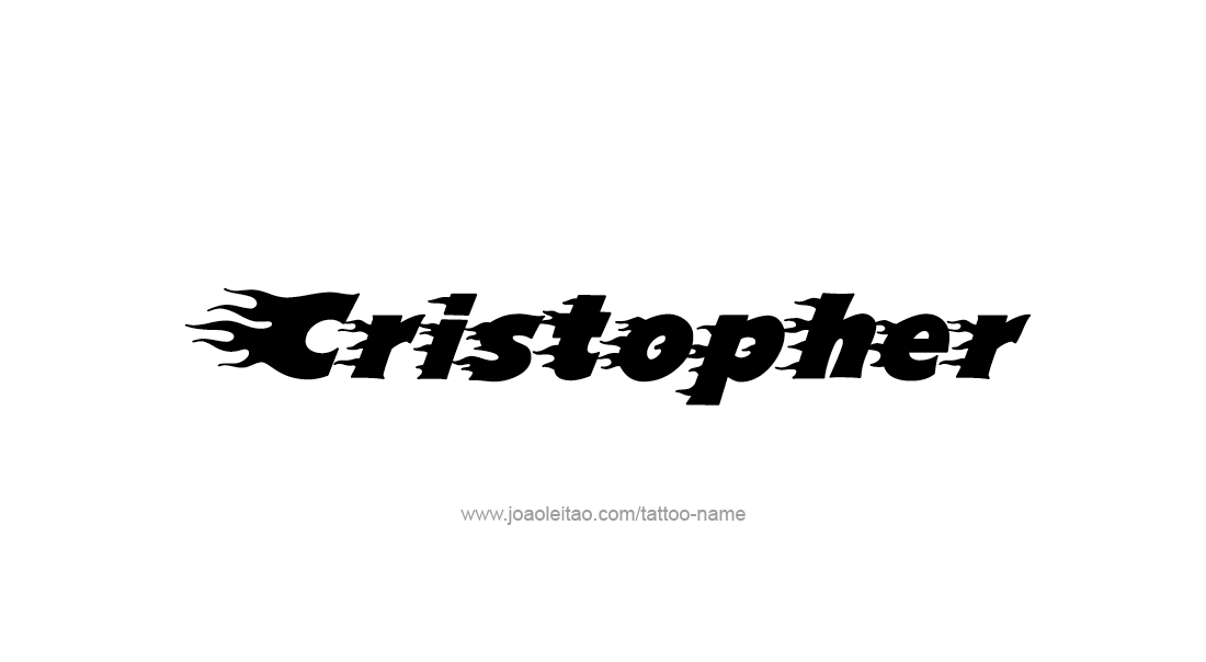 Tattoo Design  Name Cristopher   