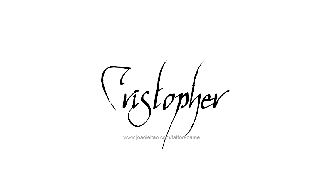 Tattoo Design  Name Cristopher   