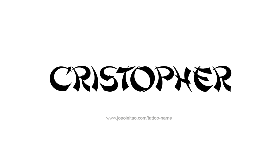Tattoo Design  Name Cristopher