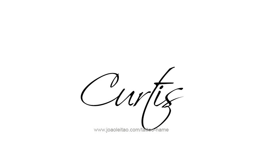 Tattoo Design  Name Curtis   