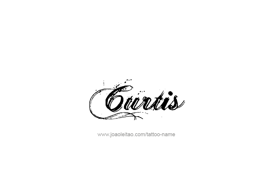 Tattoo Design  Name Curtis   