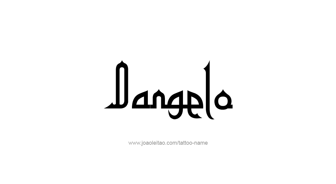 Tattoo Design  Name Dangelo   