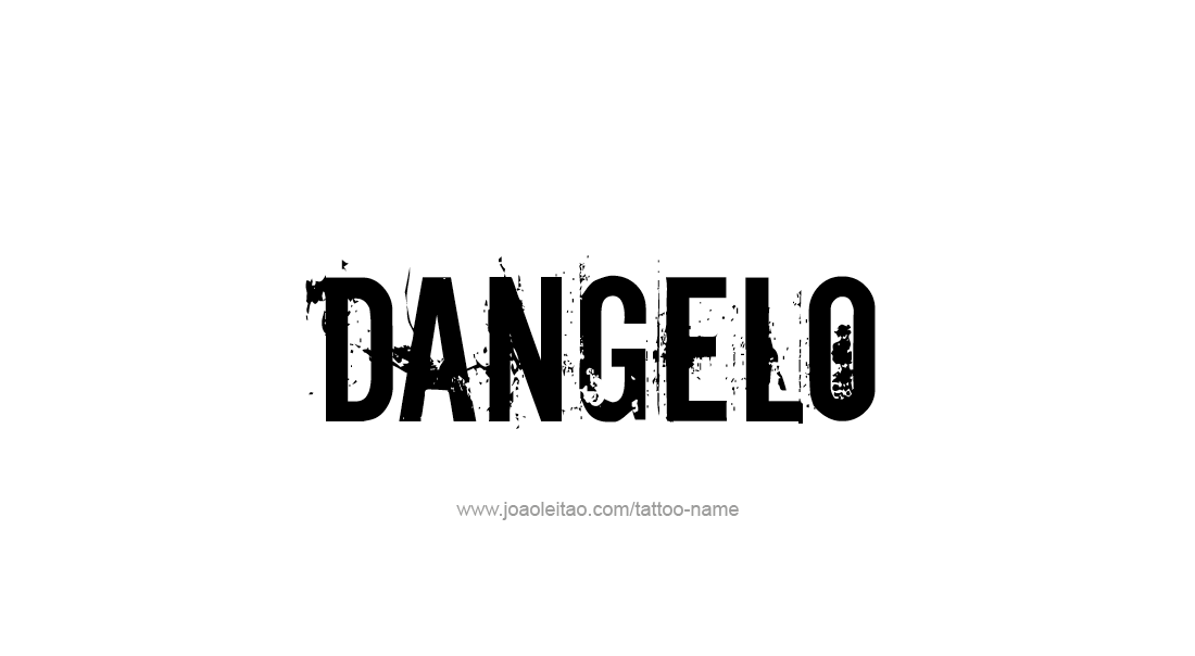 Tattoo Design  Name Dangelo   