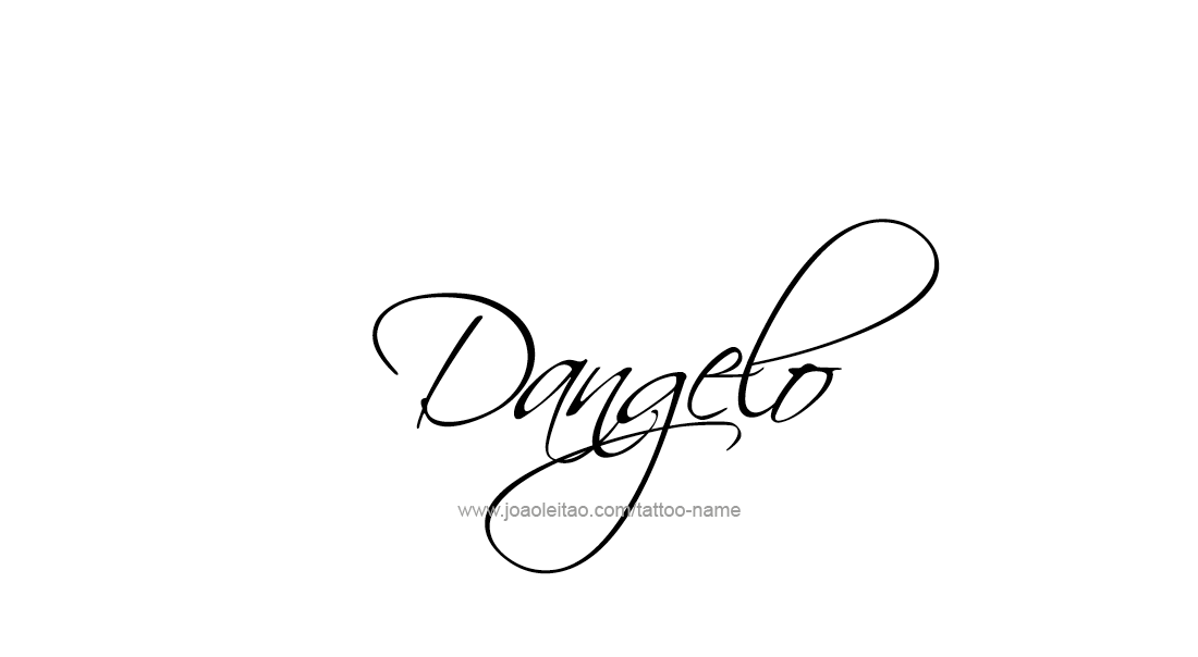 Tattoo Design  Name Dangelo   