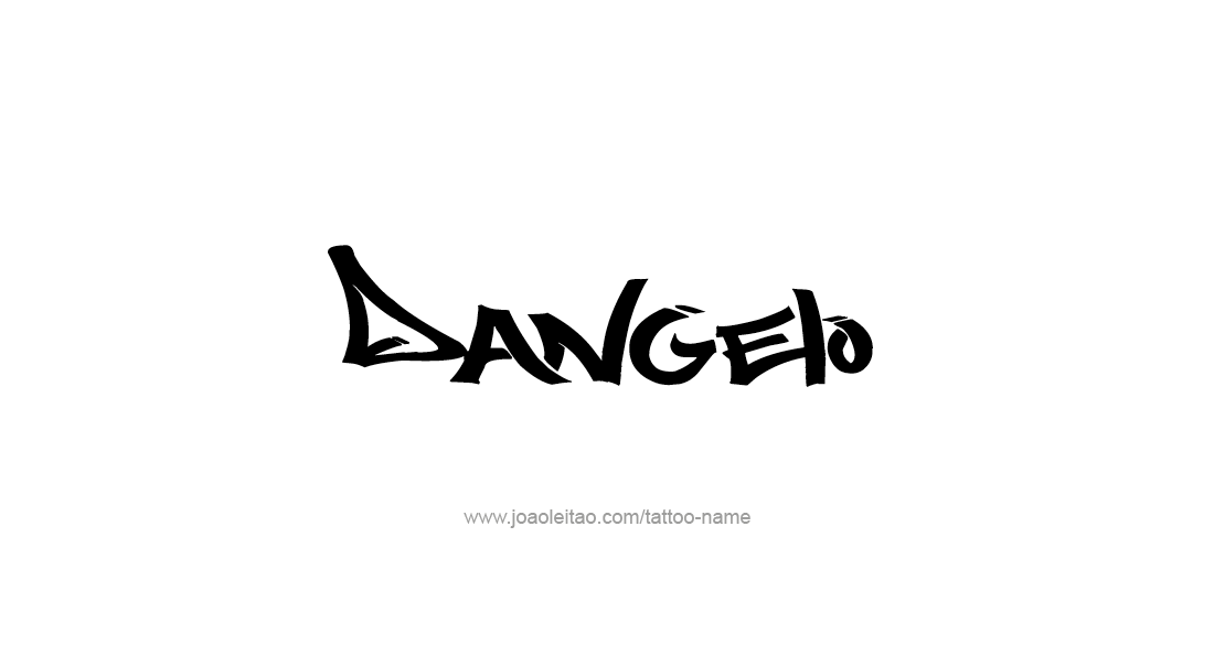 Tattoo Design  Name Dangelo   