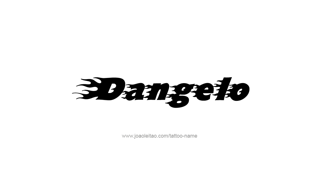 Tattoo Design  Name Dangelo   