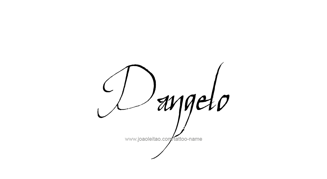 Tattoo Design  Name Dangelo   