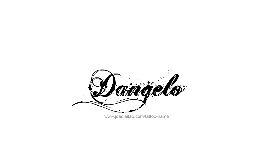 Tattoo Design  Name Dangelo   