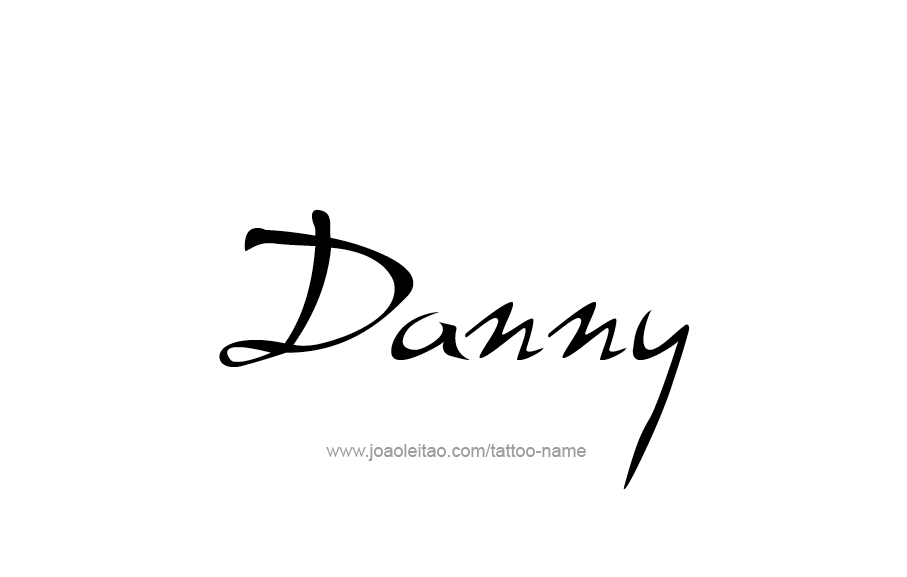 Tattoo Design  Name Danny   