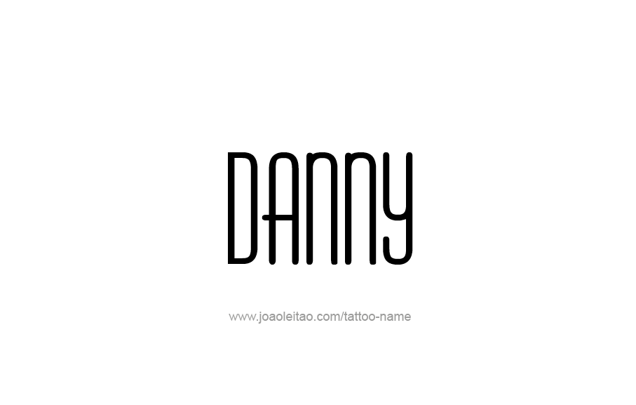 Tattoo Design  Name Danny   