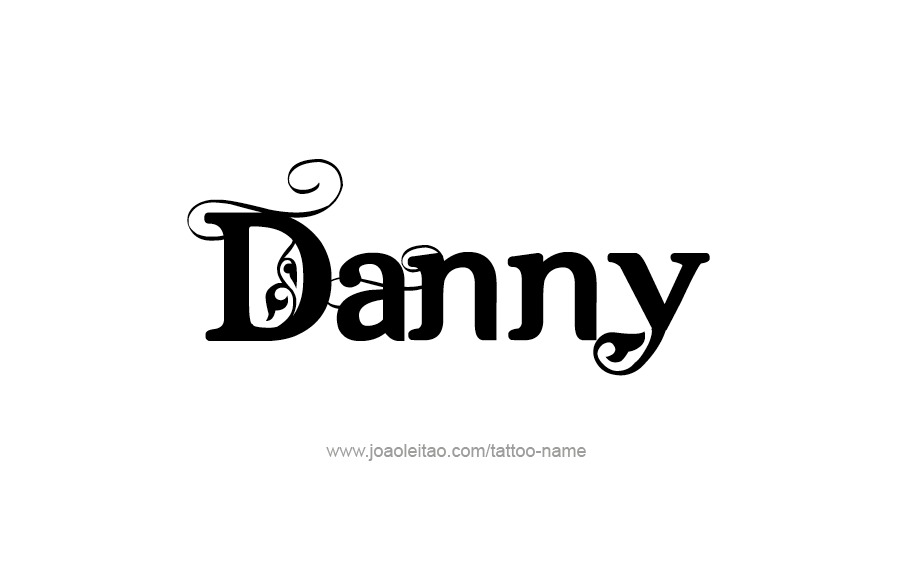 Tattoo Design  Name Danny   