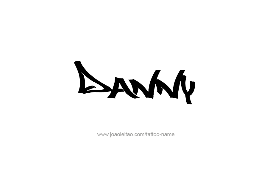 Tattoo Design  Name Danny   