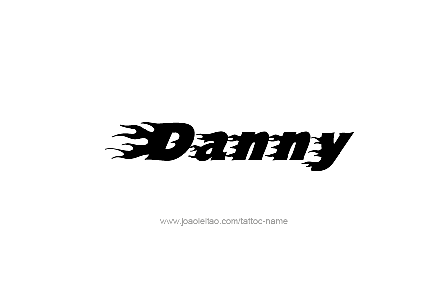 Tattoo Design  Name Danny   