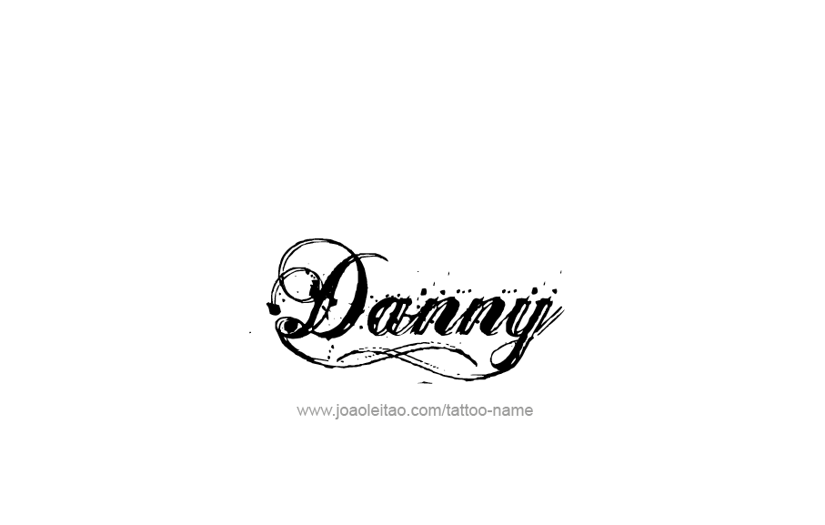 Tattoo Design  Name Danny   