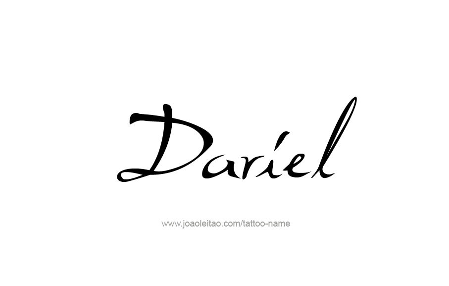 Tattoo Design  Name Dariel   