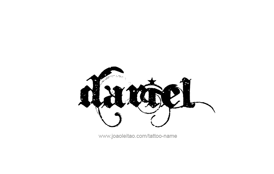 Tattoo Design  Name Dariel   