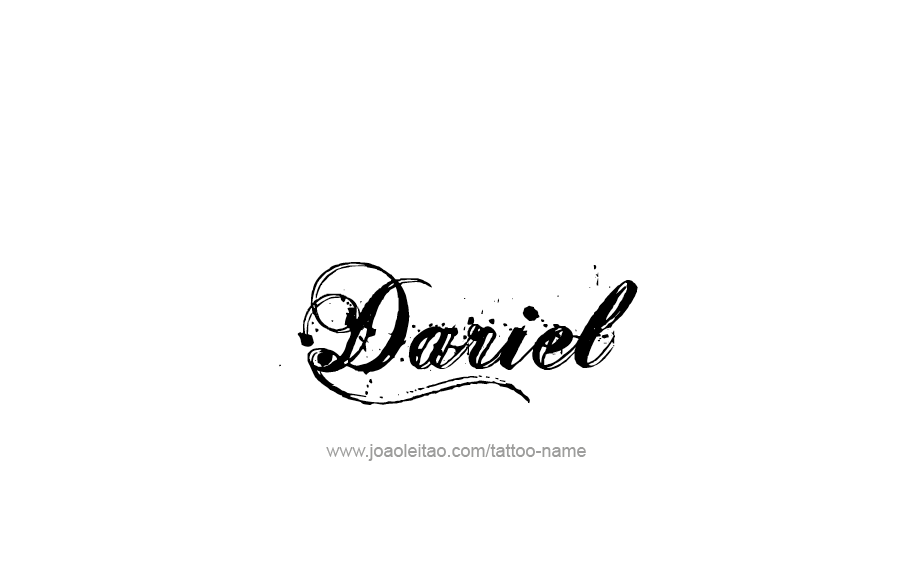 Tattoo Design  Name Dariel   