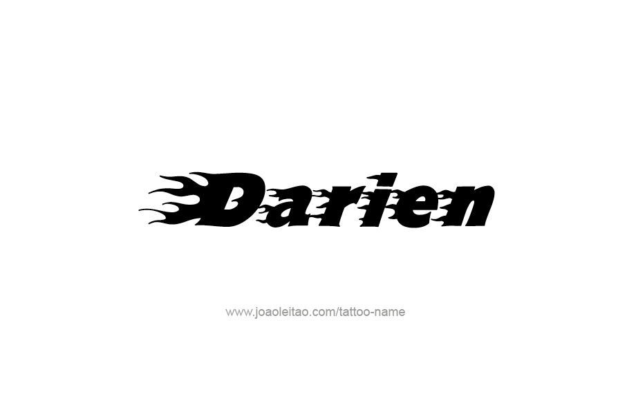 Tattoo Design  Name Darien   