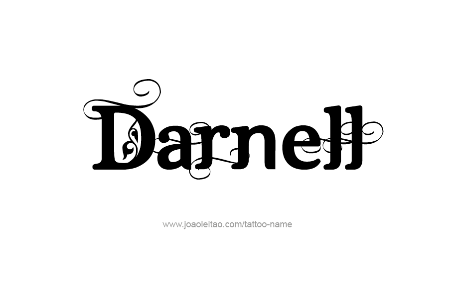 Tattoo Design  Name Darnell   