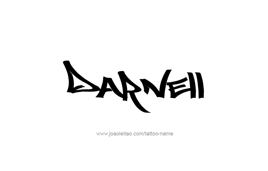 Tattoo Design  Name Darnell   