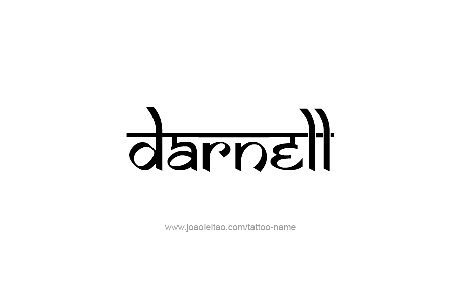 Tattoo Design  Name Darnell   