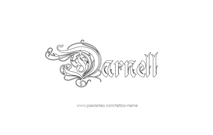 Tattoo Design  Name Darnell   