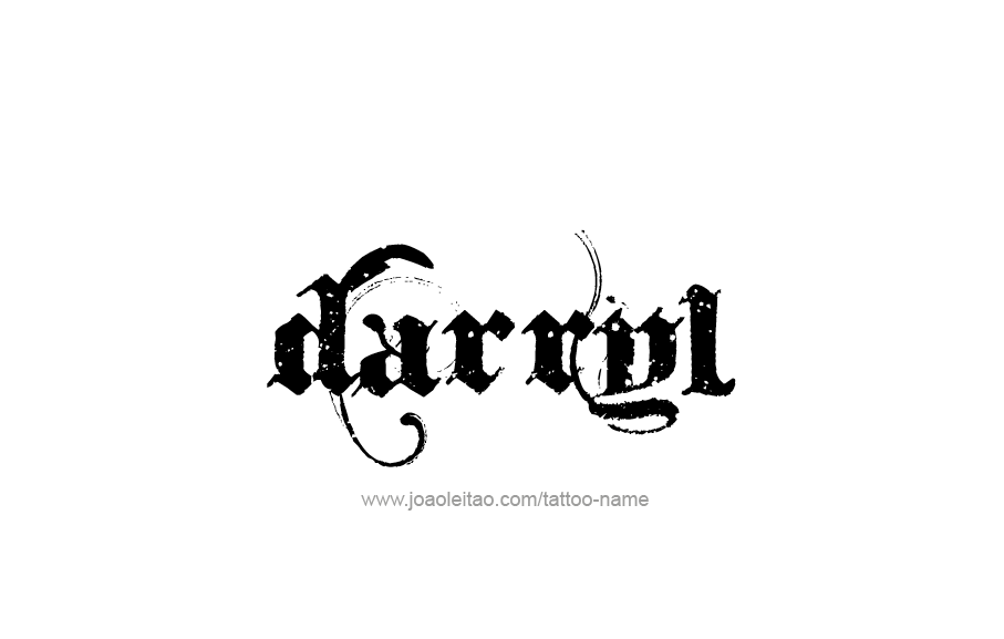 Tattoo Design  Name Darryl   