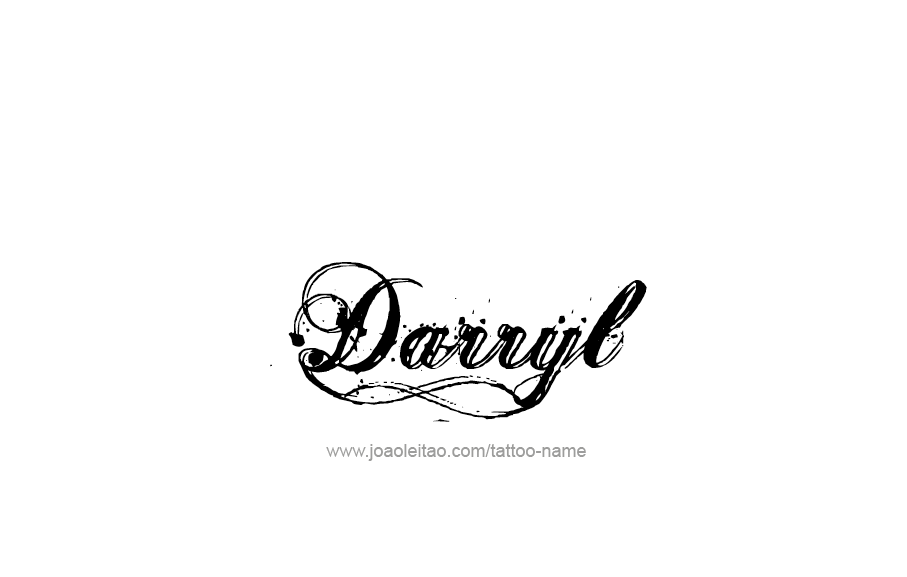 Tattoo Design  Name Darryl   